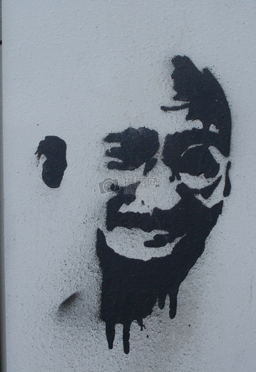 黑白人物画像