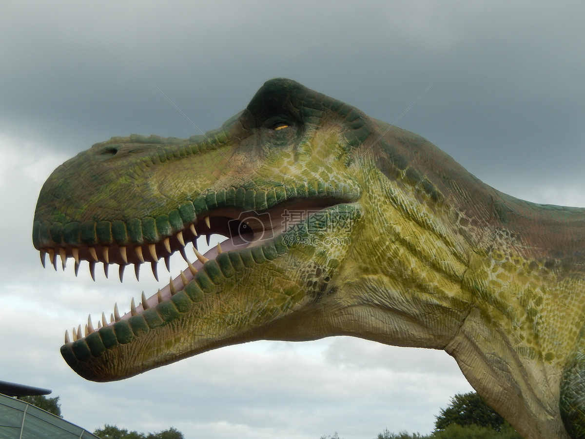 张大嘴巴的恐龙