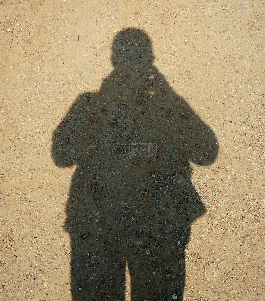 图片 照片 背景素材 阳光下的人影.