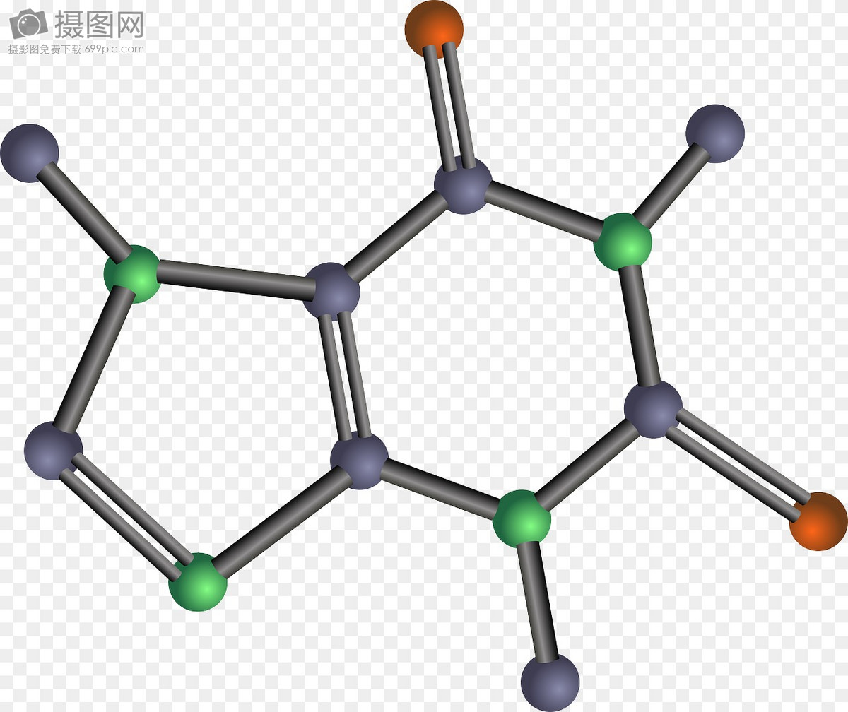 咖啡因分子化学结构