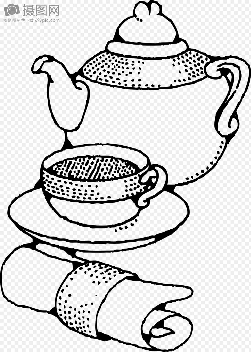 桌上的茶壶茶杯