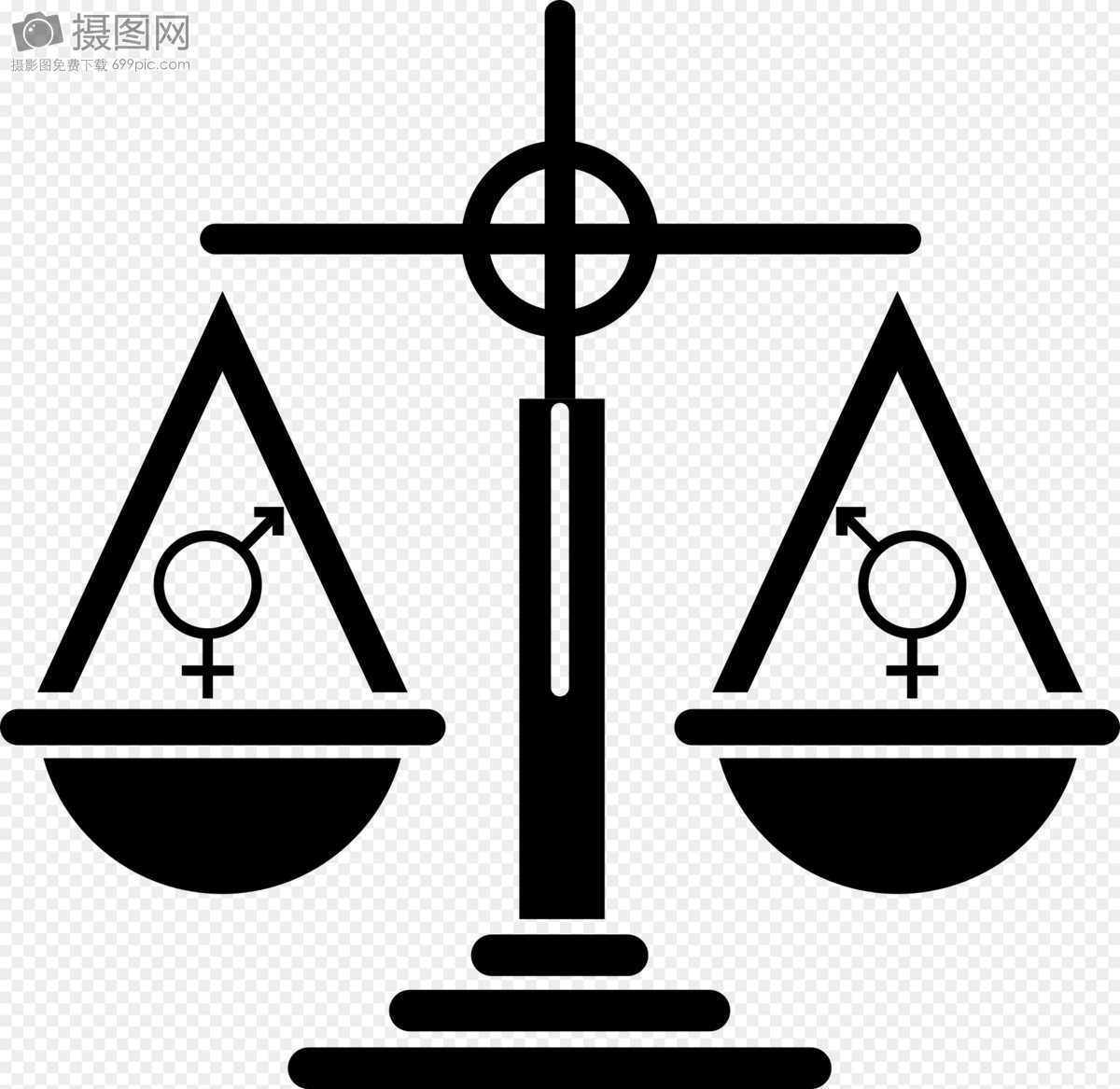 性别平等观念插画图片素材_ID:424063364-Veer图库
