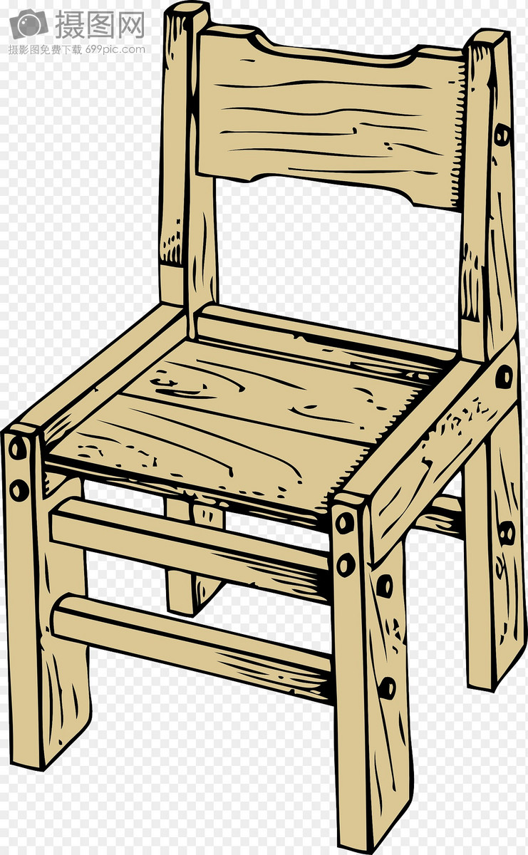 浅色木椅子
