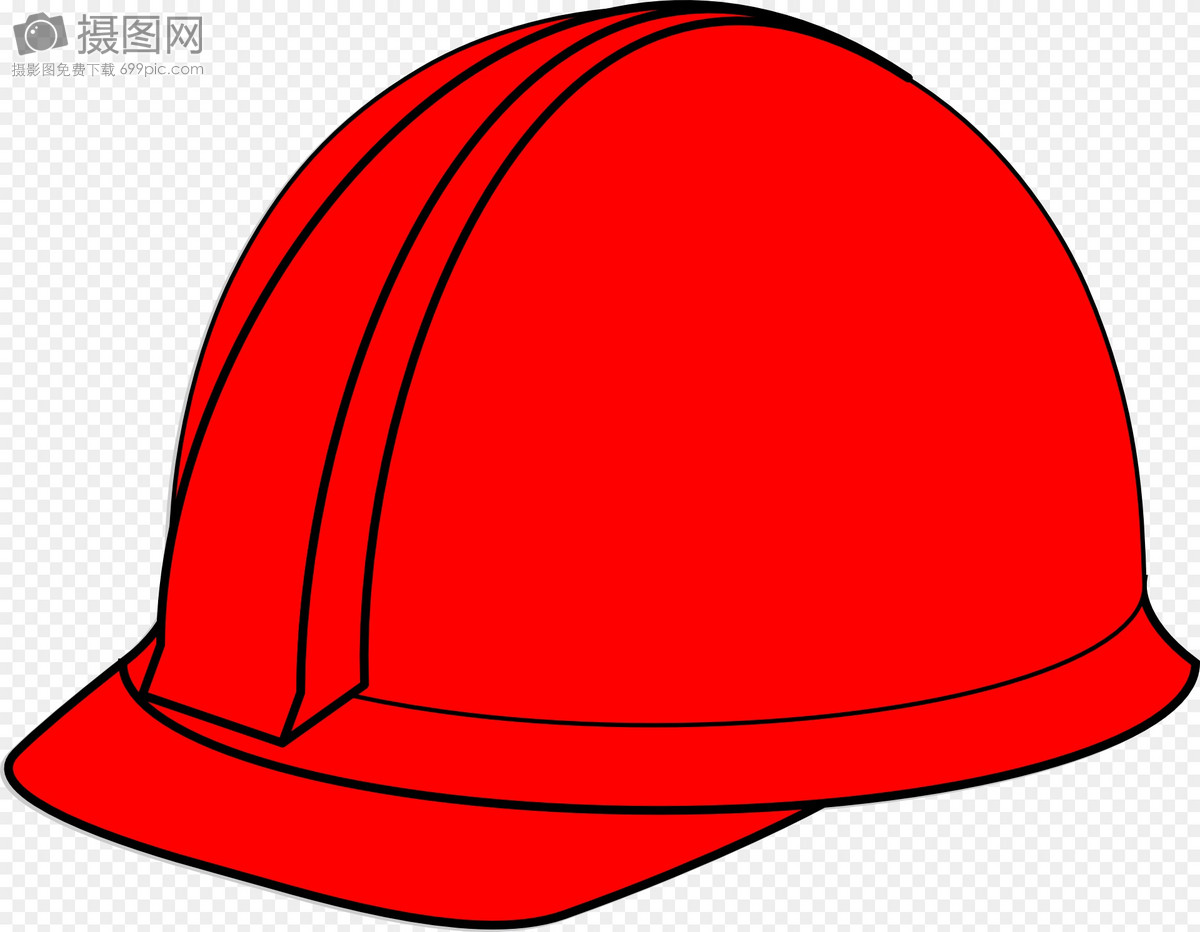 安全帽, 头盔, 红色