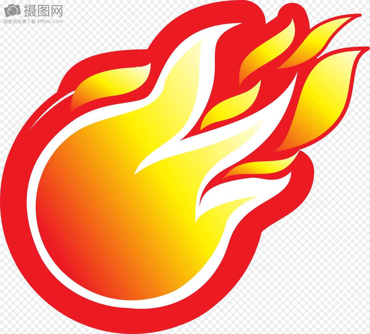 标签: 火火球爆炸危险热免费矢量