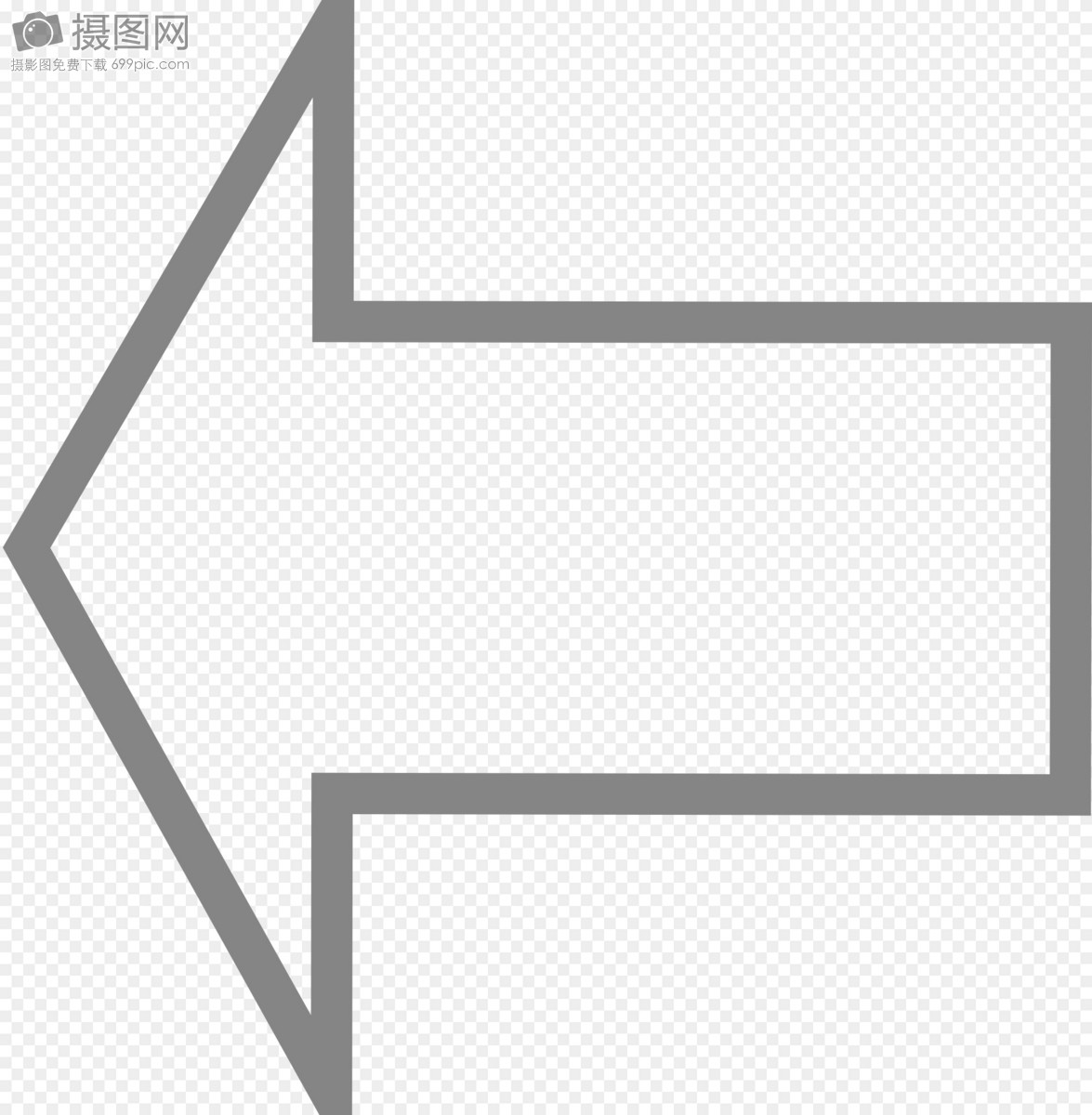 向左箭头