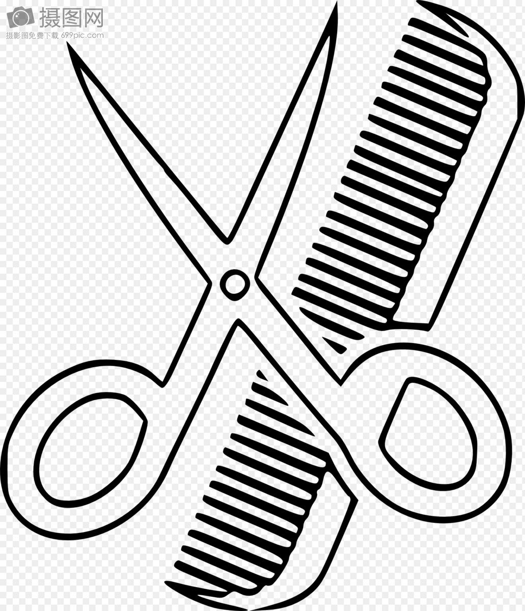 用刀、剪剪头发的理发师平面广告素材免费下载(图片编号:2020913)-六图网