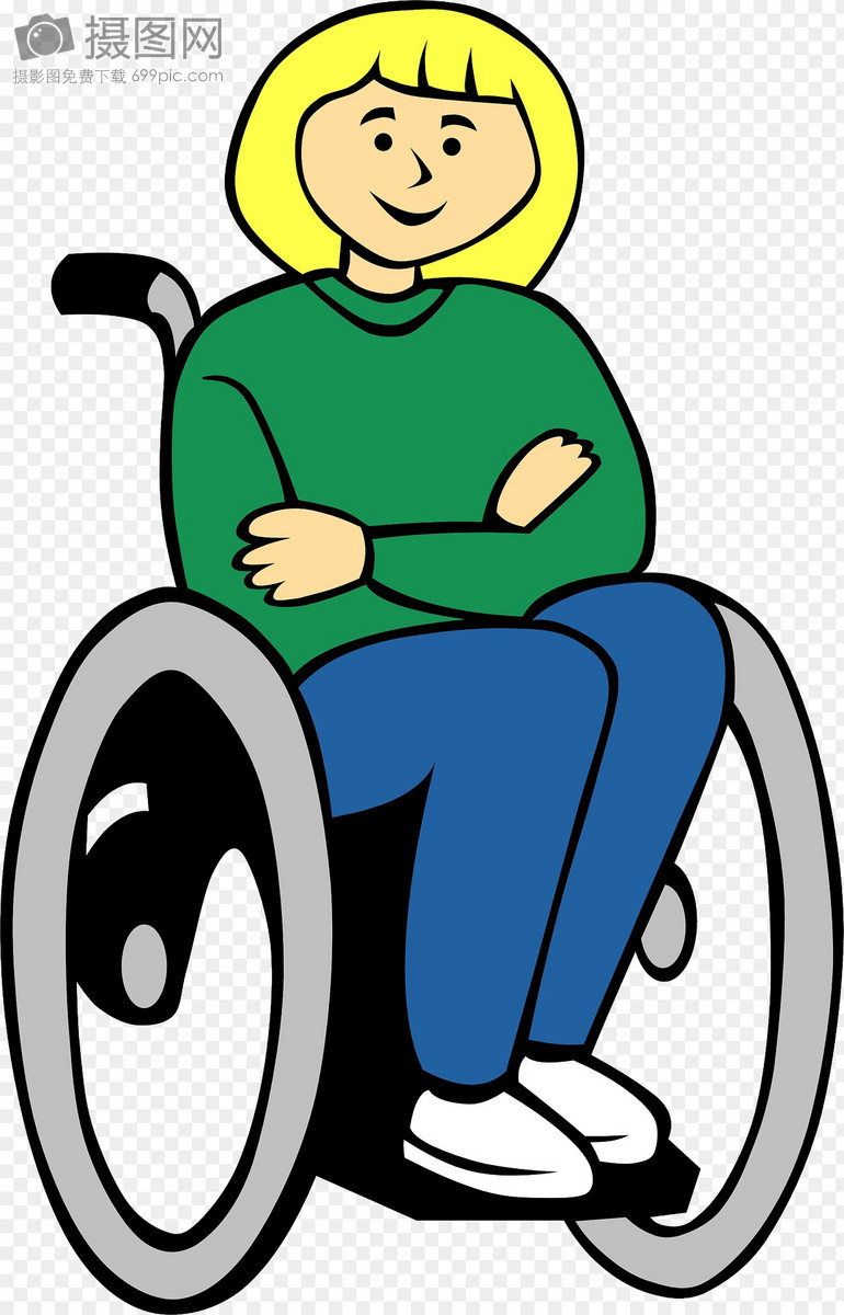 坐轮椅的女孩
