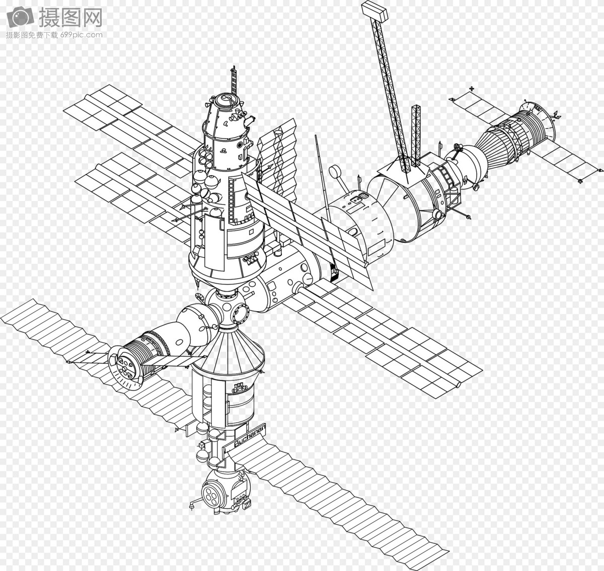 空间站图片