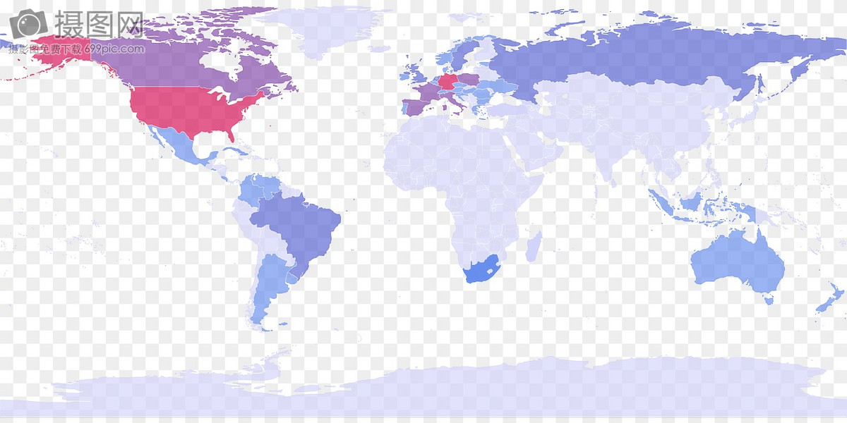 平面世界地图简图