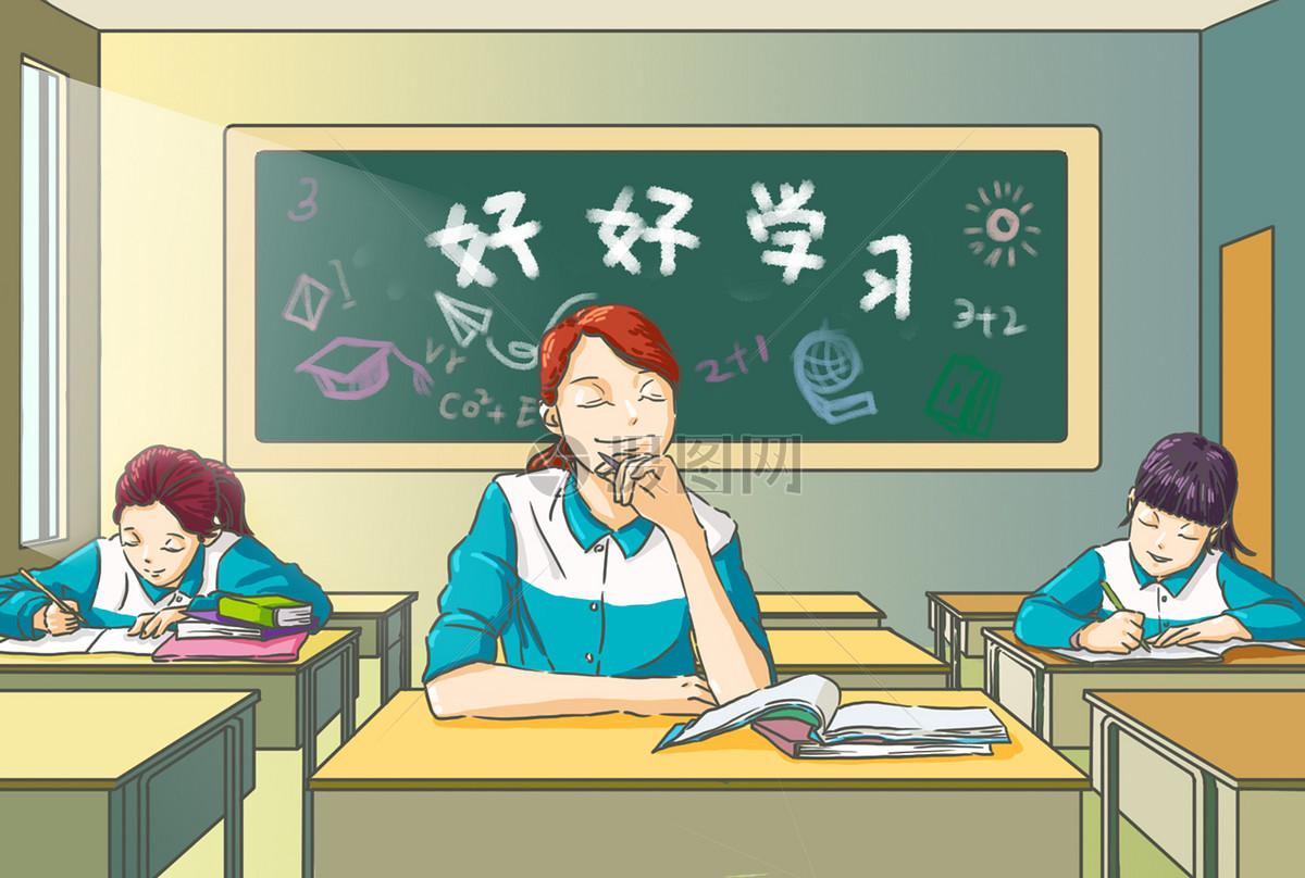 搞笑漫画，老师询问学生迟到的原因|漫画|老师|学生_新浪新闻