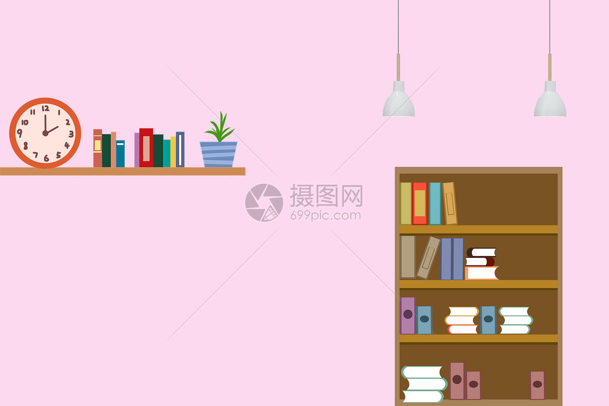 教育学习思考矢量清新素材