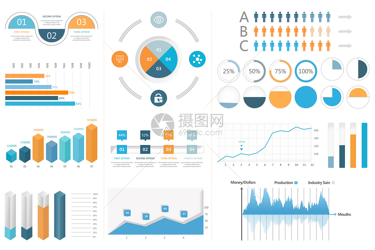 数据图表图片素材_免费下载_psd图片格式_vrf高清图片