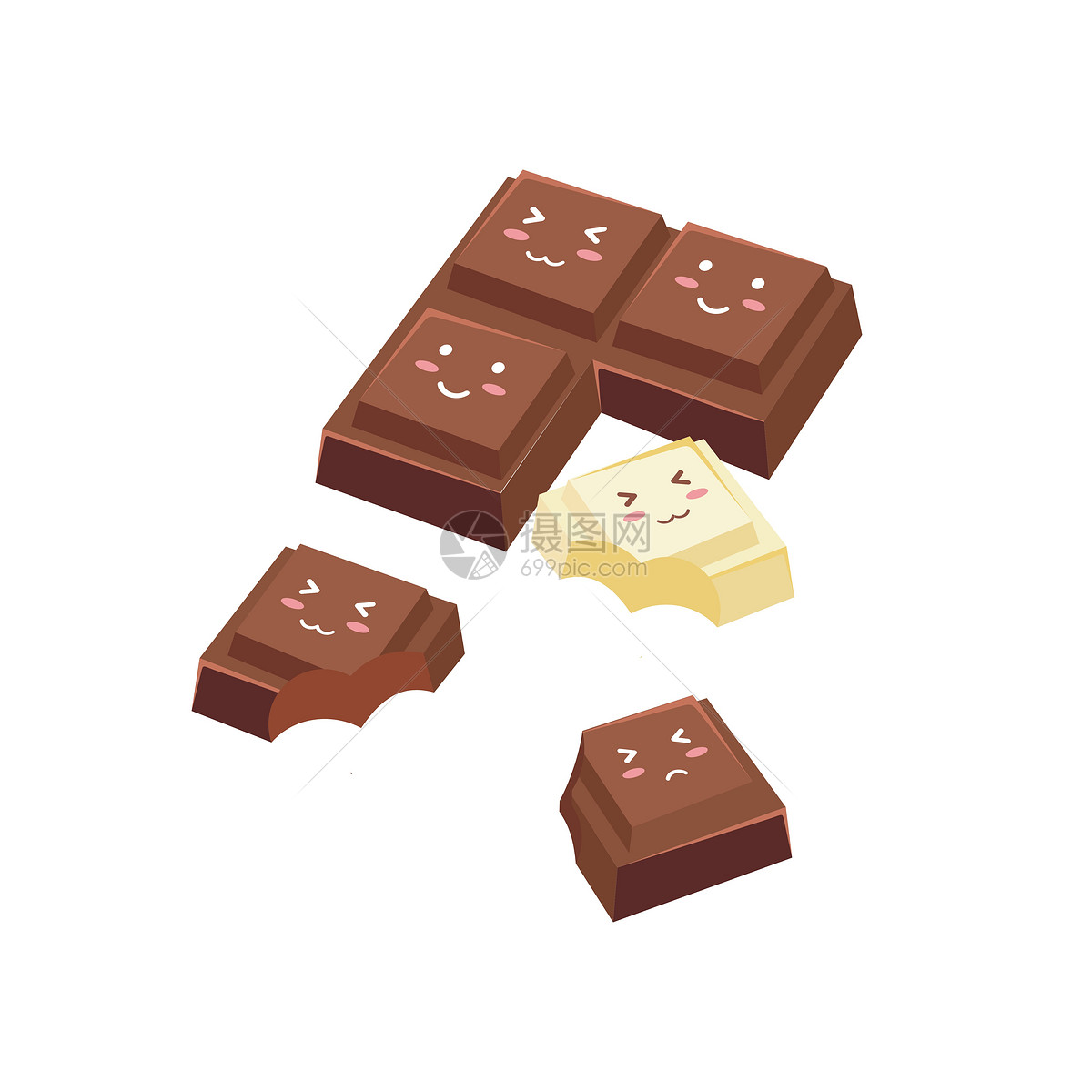 手绘巧克力蛋糕图片素材-编号24932832-图行天下