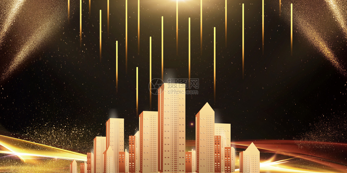 黑金大气背景
