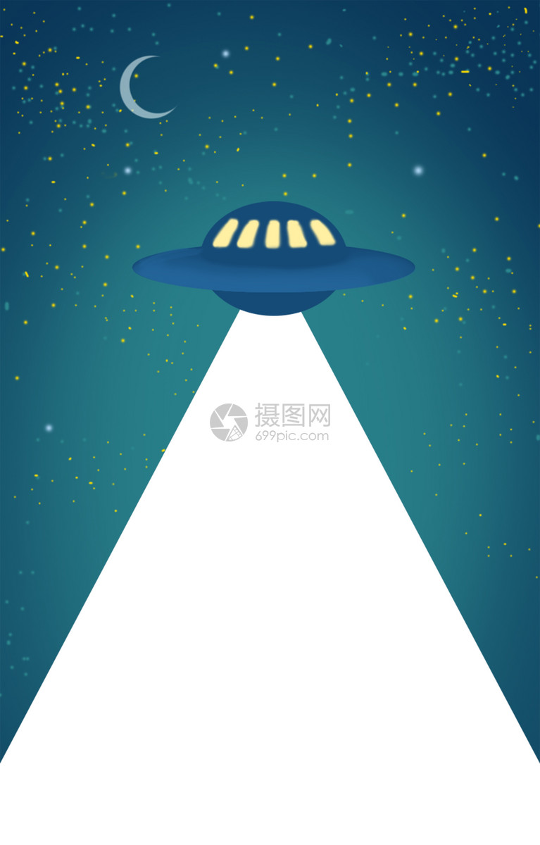 太空手绘插画