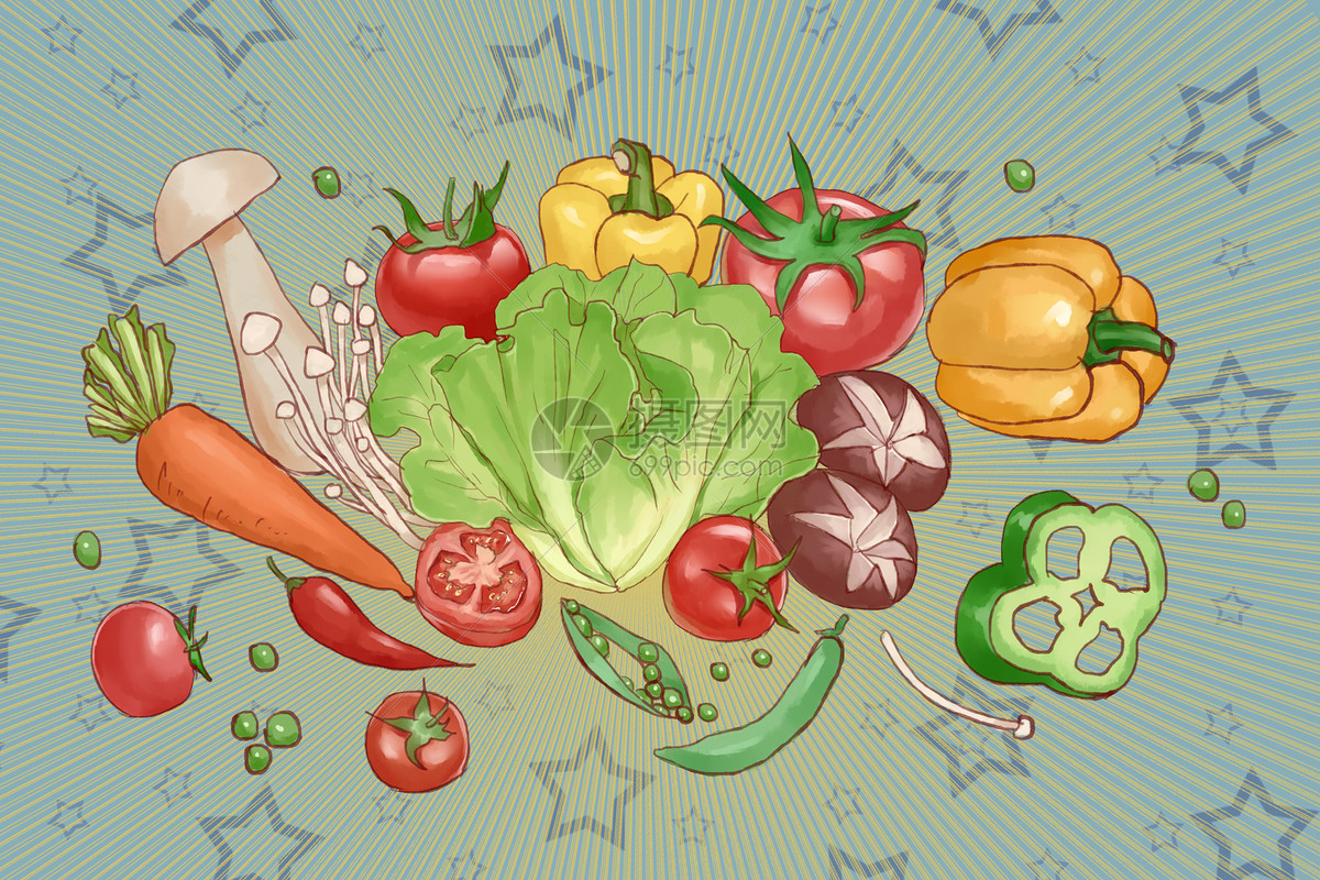 可爱卡通蔬菜矢量图图片素材免费下载 - 觅知网