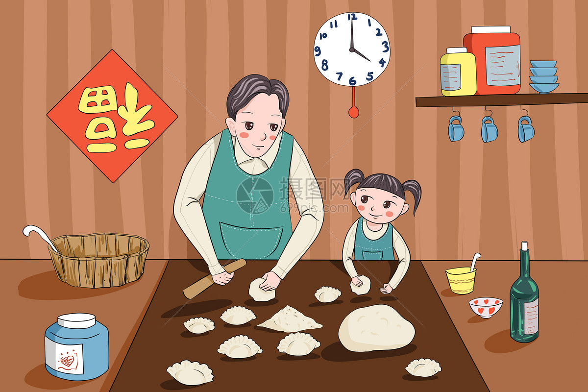 冬至饺子|插画|商业插画|Camellia张姝 - 原创作品 - 站酷 (ZCOOL)