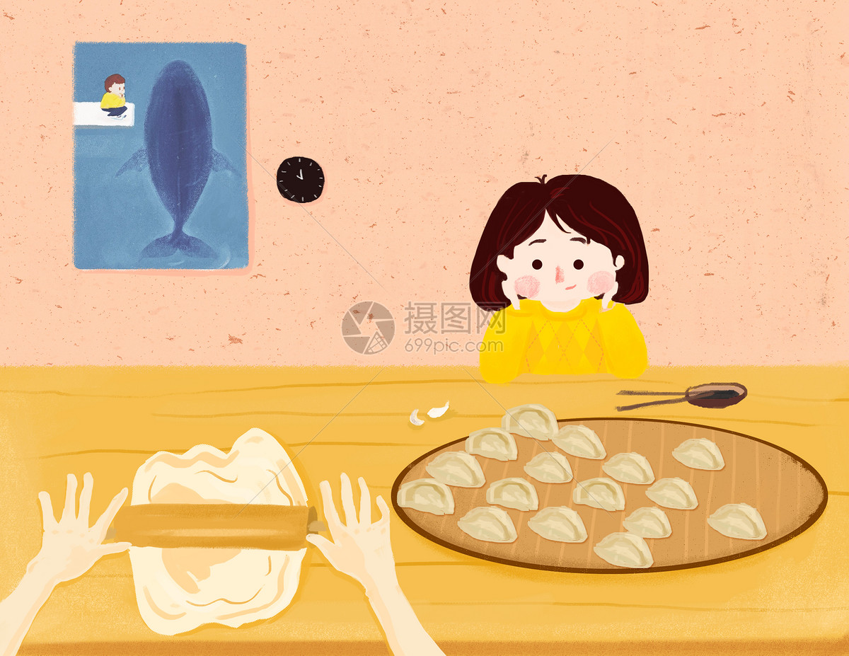 吃饺子表情包在线图片制作-图怪兽