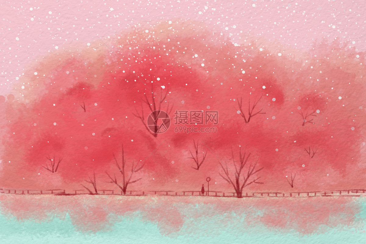唯美粉色壁纸