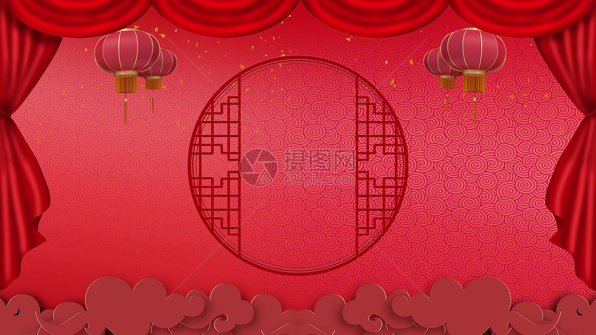 喜庆新年背景