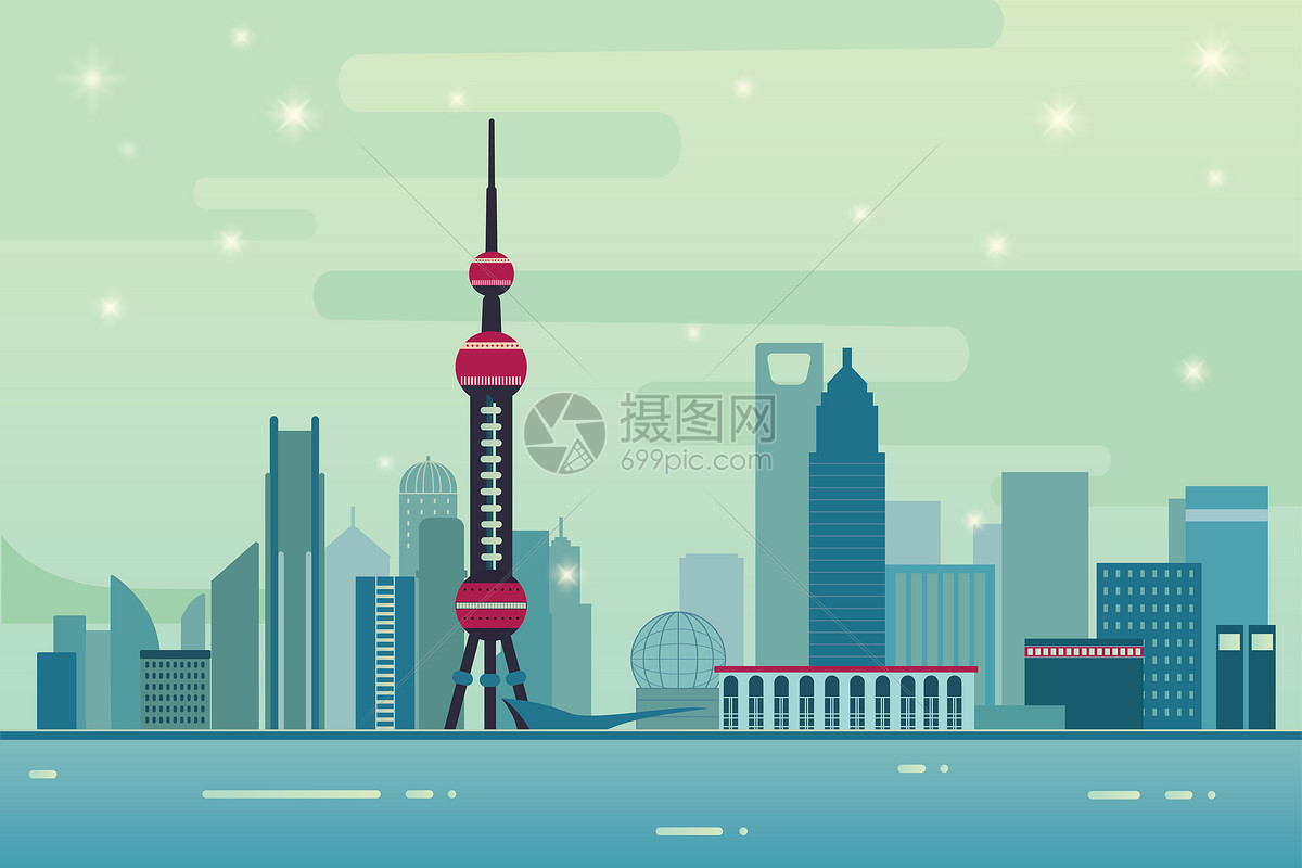 上海矢量建筑