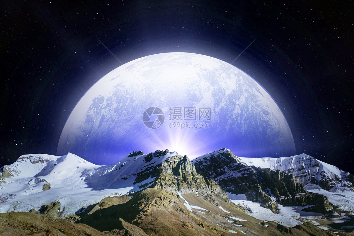 科幻地球背景图片素材_免费下载_psd图片格式_vrf高清