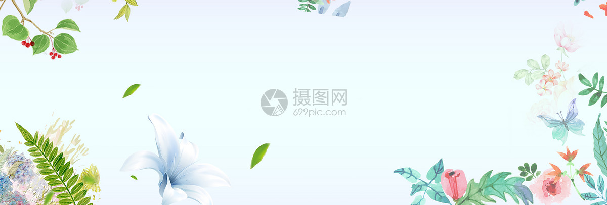 唯美清新背景