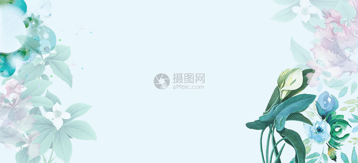 清新唯美背景