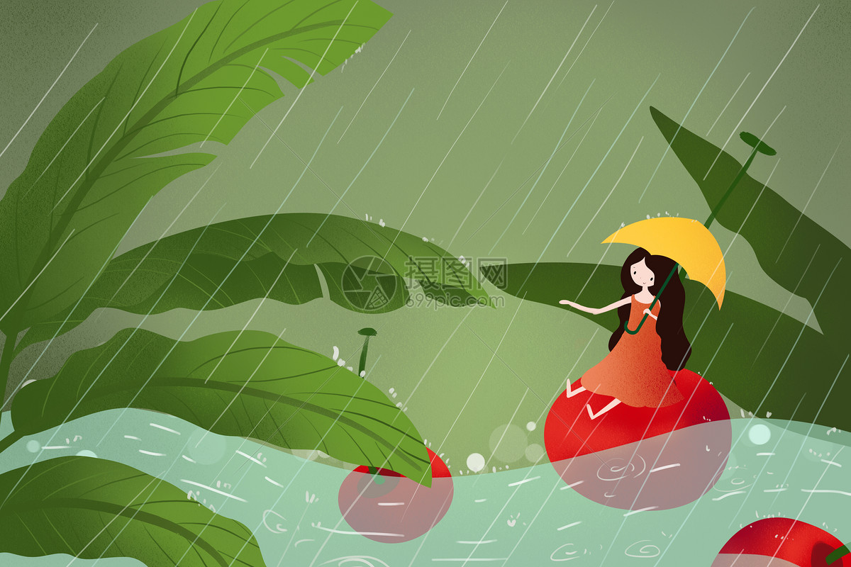 初夏的雨