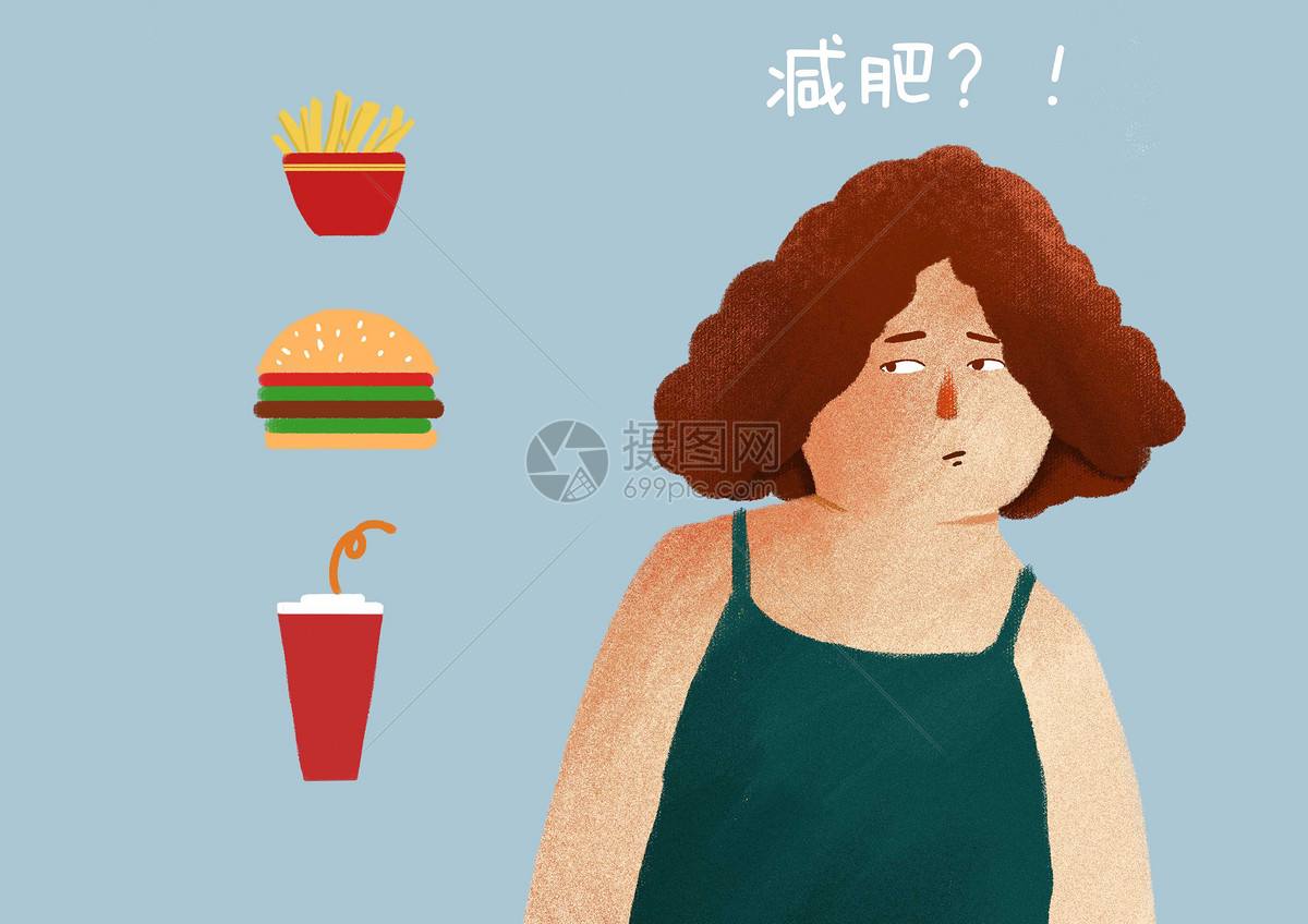 胖姑娘|插画|艺术插画|瞿十一 - 原创作品 - 站酷 (ZCOOL)