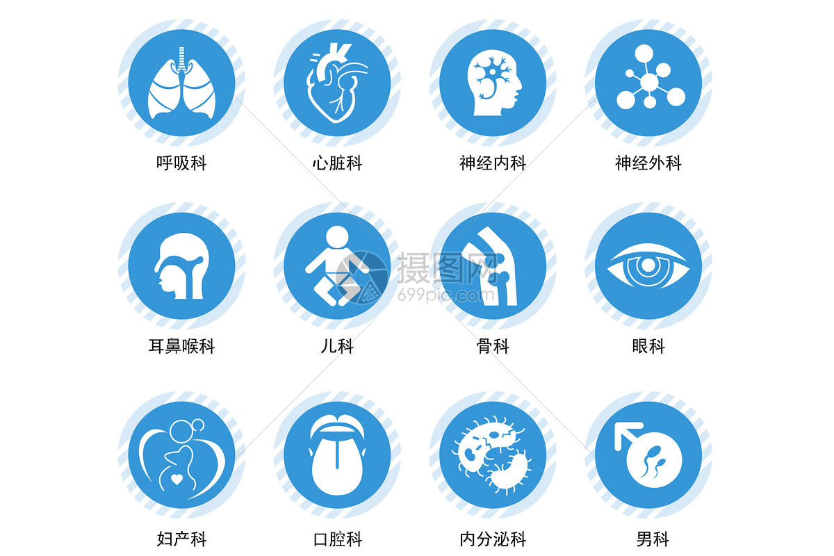 医疗医用科室图标icon