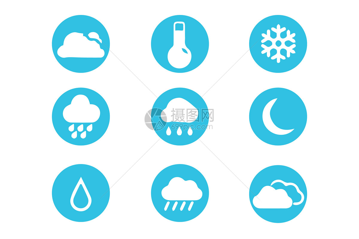 标志/图标 天气图标eps  154万张正版高清图片和插画给你创意和灵感qq