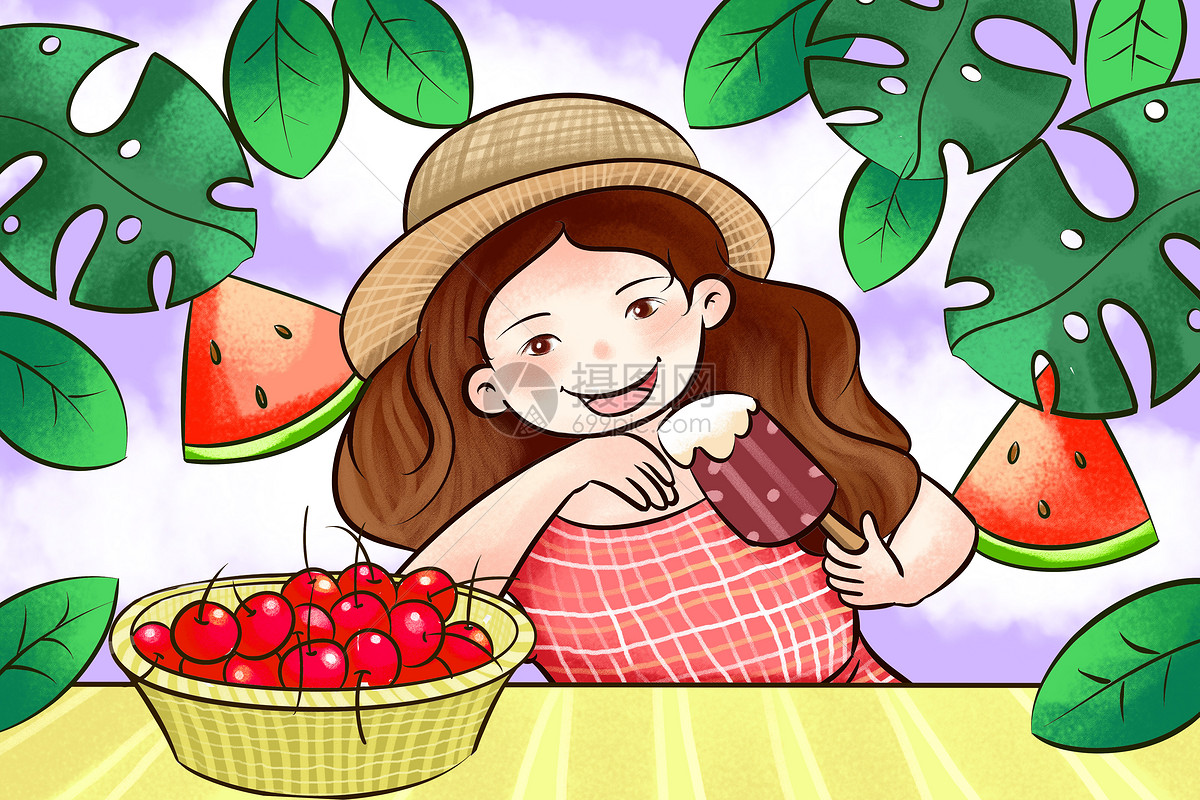 夏天吃西瓜