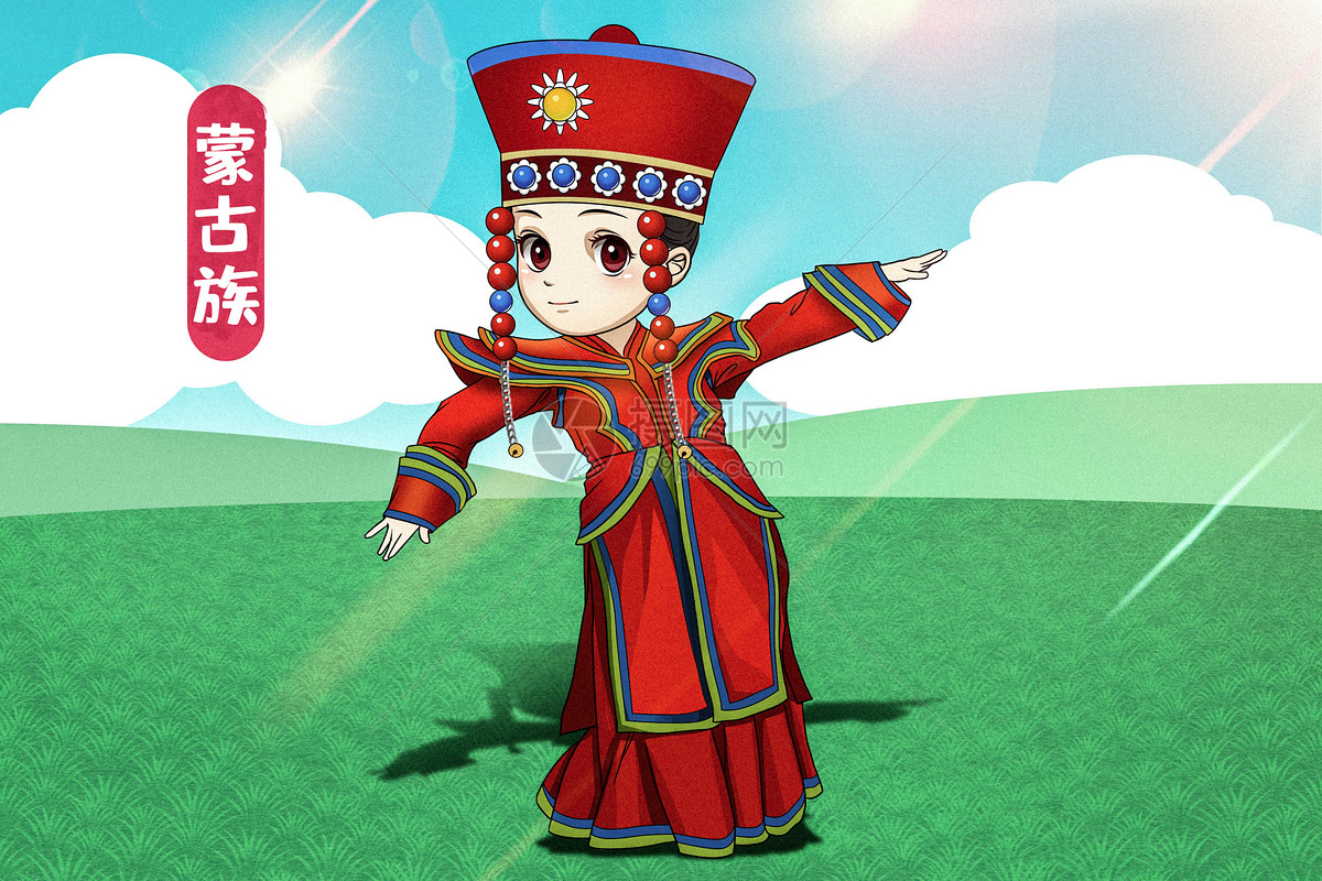 原创插图|庆“六·一”内蒙古儿童插画线上联展-草原元素---蒙古元素 Mongolia Elements