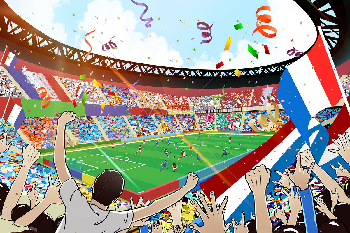 2018俄罗斯世界杯足球运动比赛海报背景图片免费下载 - 觅知网