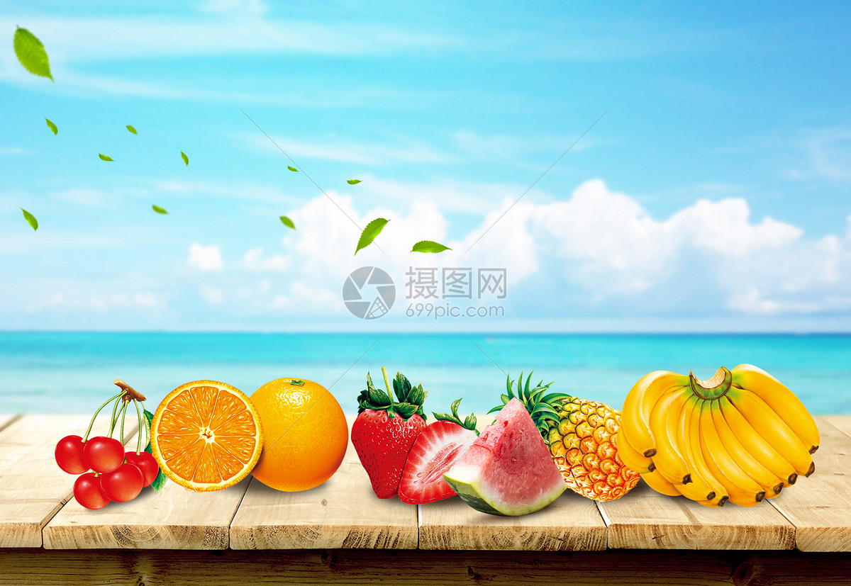 夏日冰爽水果
