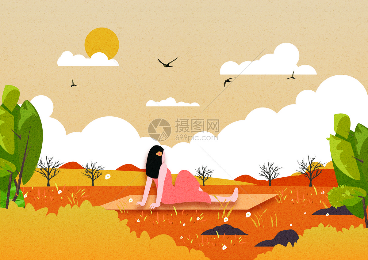 秋分插画图片下载-正版图片400494566-摄图网