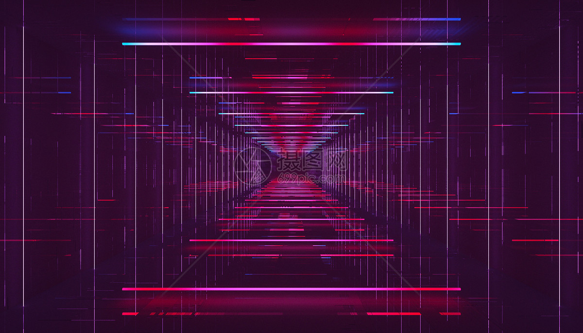 炫酷霓虹场景