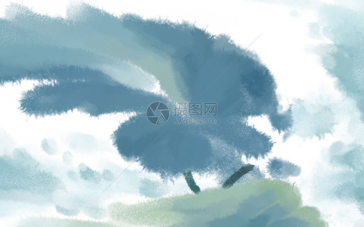 中国风水墨背景