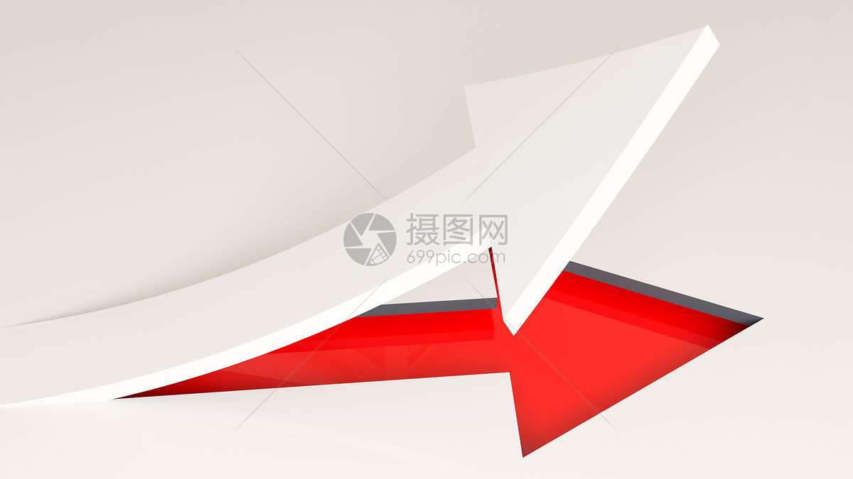 箭头上涨趋势