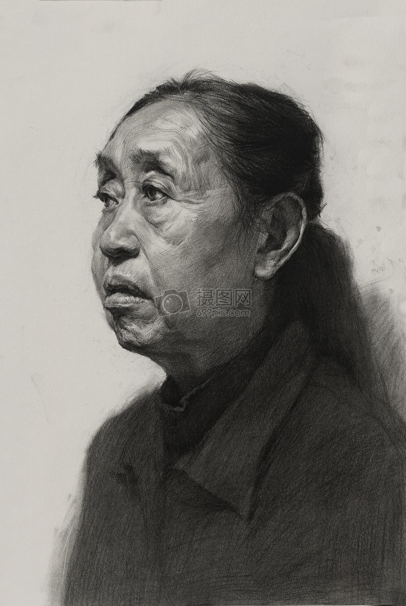 素描头像高清图片下载-正版图片500078513-摄图网