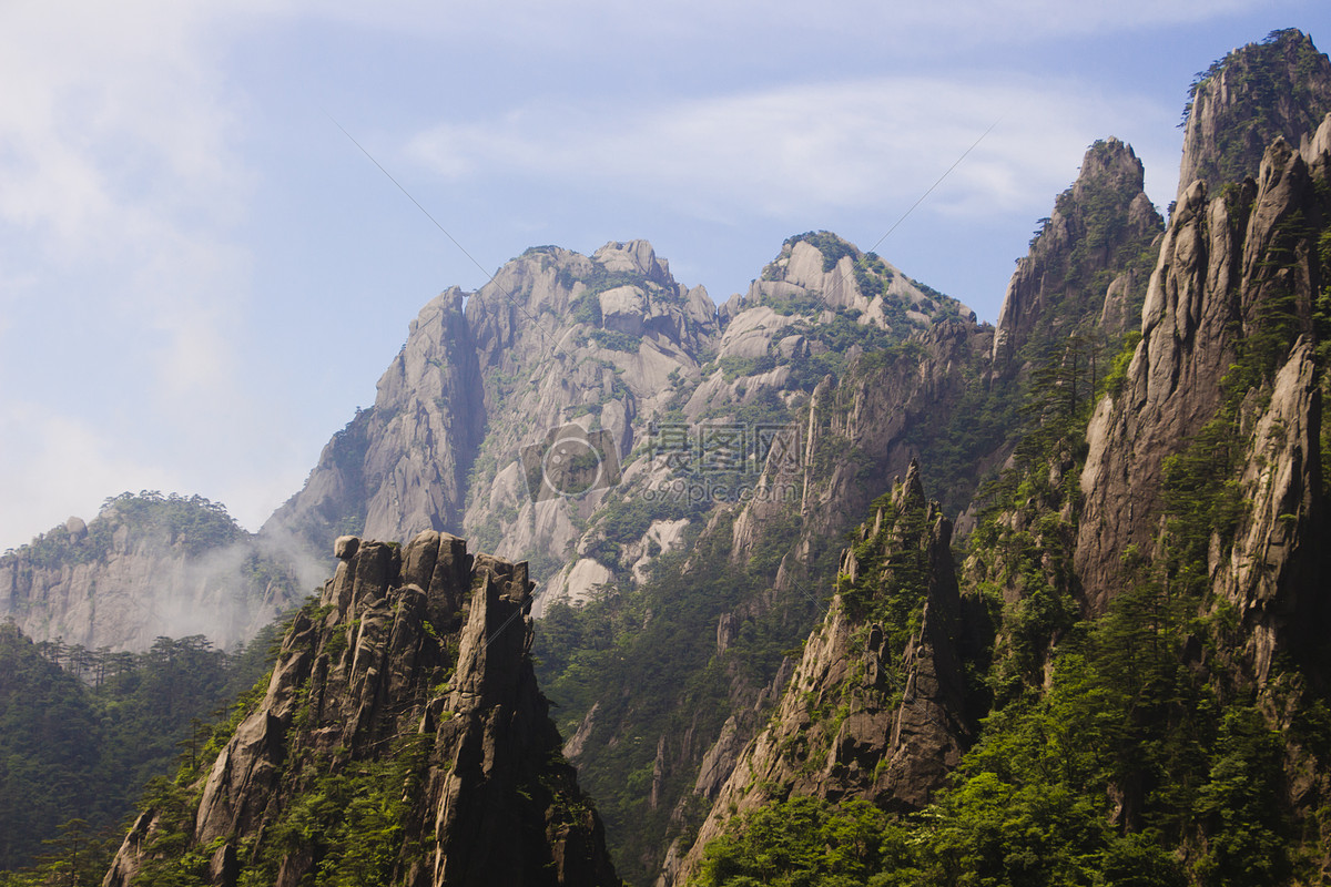 黄山 云海 山峰 id:500105067 成为照片