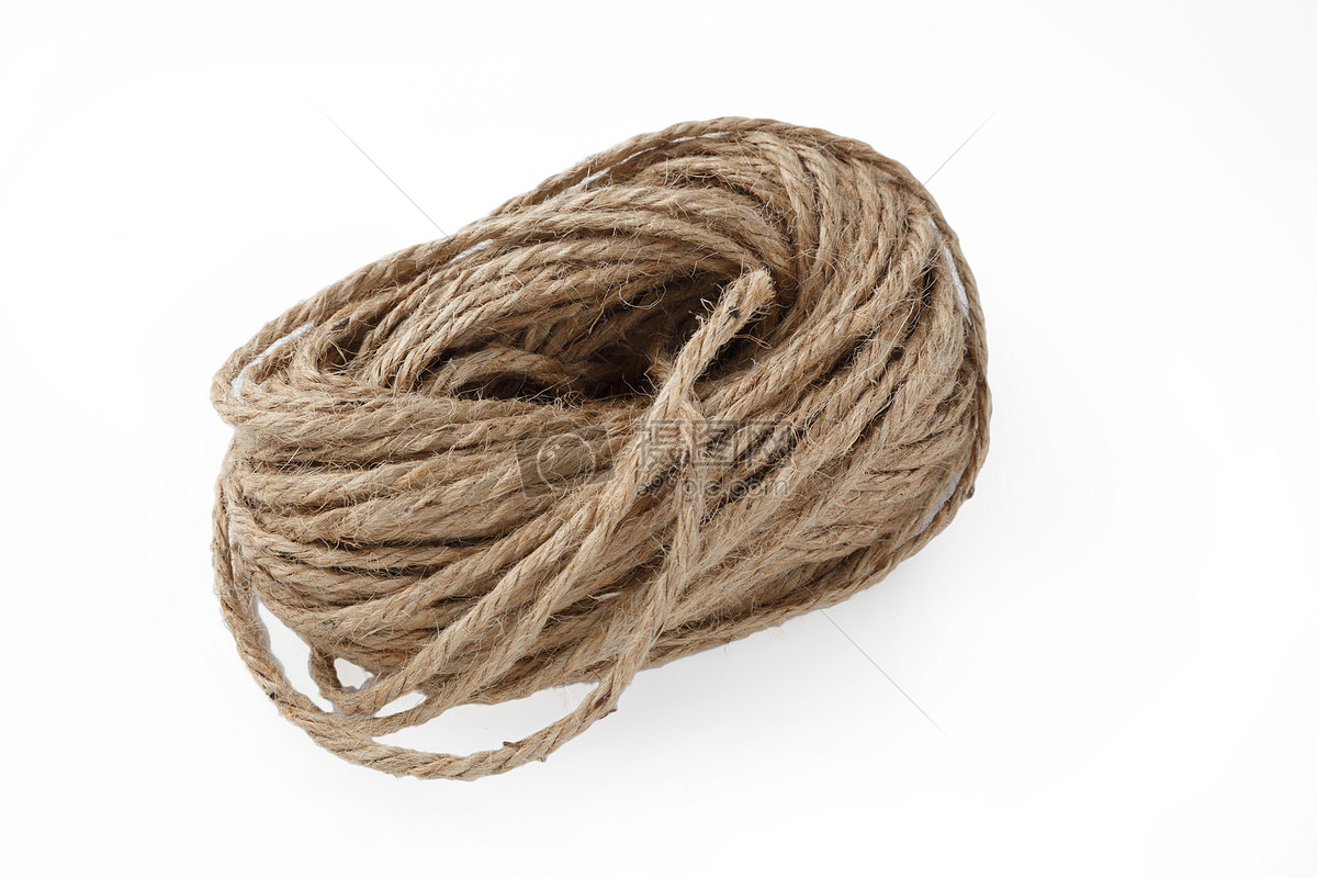 一款棕色的细麻绳