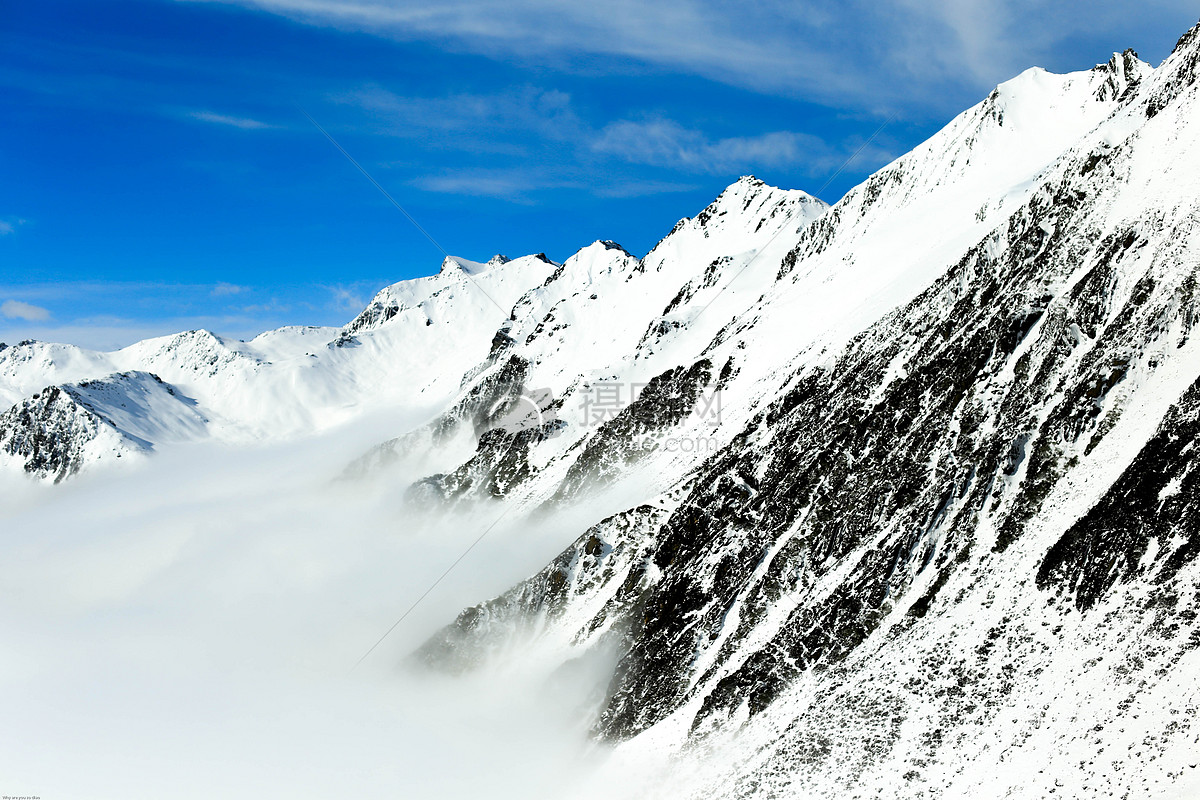 雪山图片素材_免费下载_jpg图片格式_vrf高清图片_摄