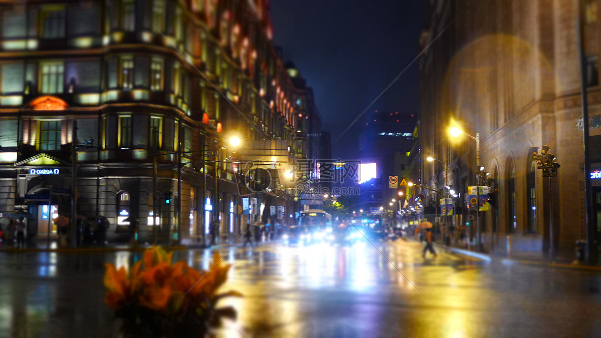 雨夜上海图片素材_免费下载_jpg图片格式_vrf高清图片