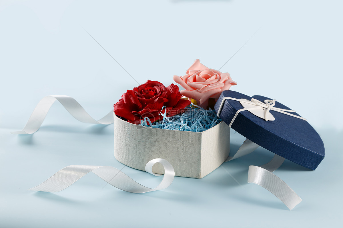 万花野兽生日送女友丝带心形空盒子爱心礼盒少女高级感情人节礼物-淘宝网