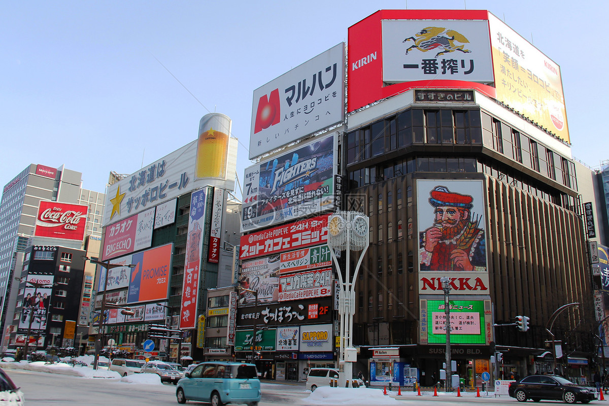 日本商场街头