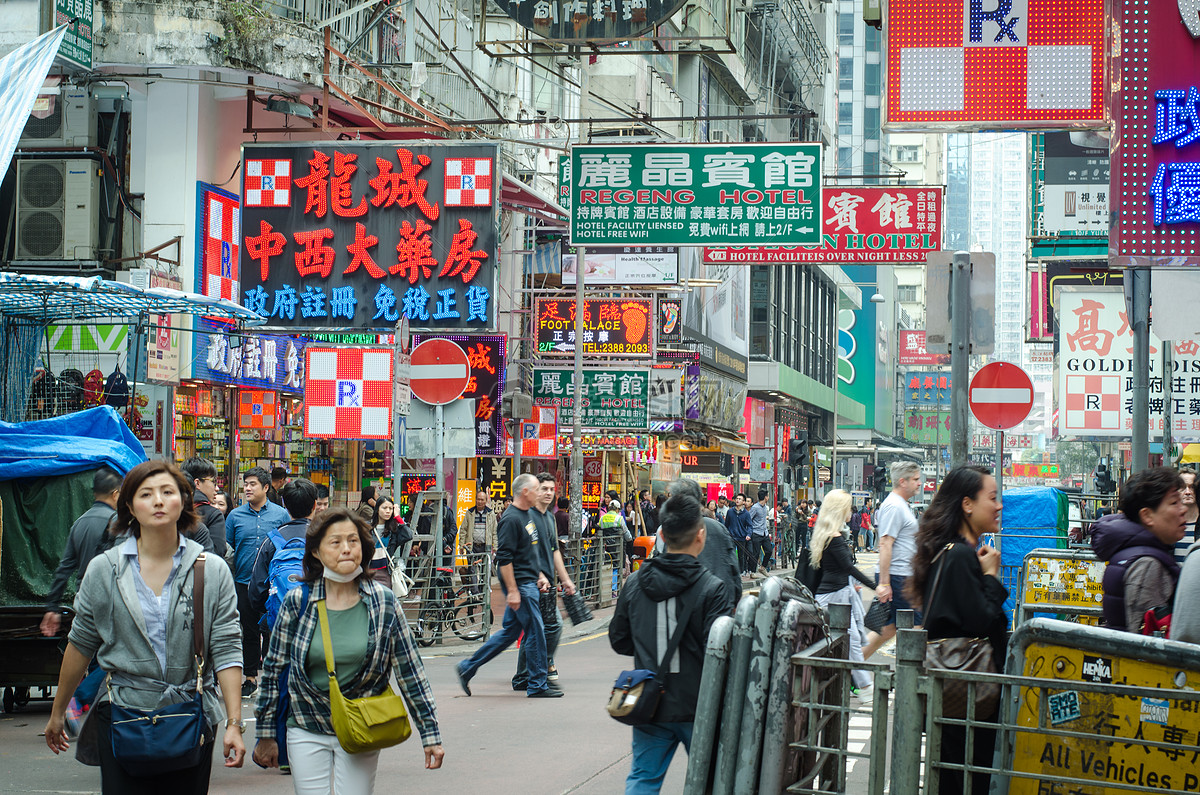 香港街头人文风光