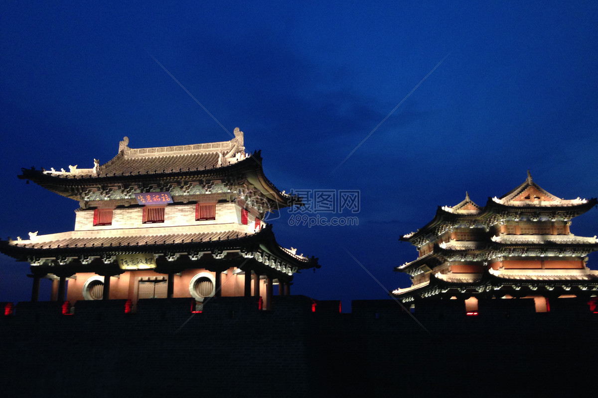 大同仿古城楼